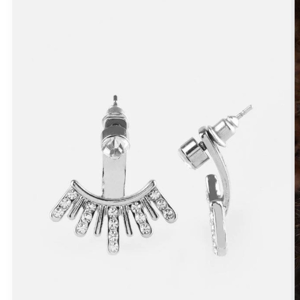 Bundle of Three Pairs of Quality Costume Silver Earrings See Photos & Read Below - Picture 4 of 6